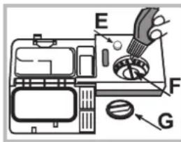 WHIRLPOOL ADG 422 - Як завантажити ополіскувач - 1