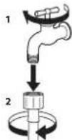 WHIRLPOOL FWL61083B - CLEANING THE MESH FILTERS IN THE WATER SUPPLY HOSE - 1