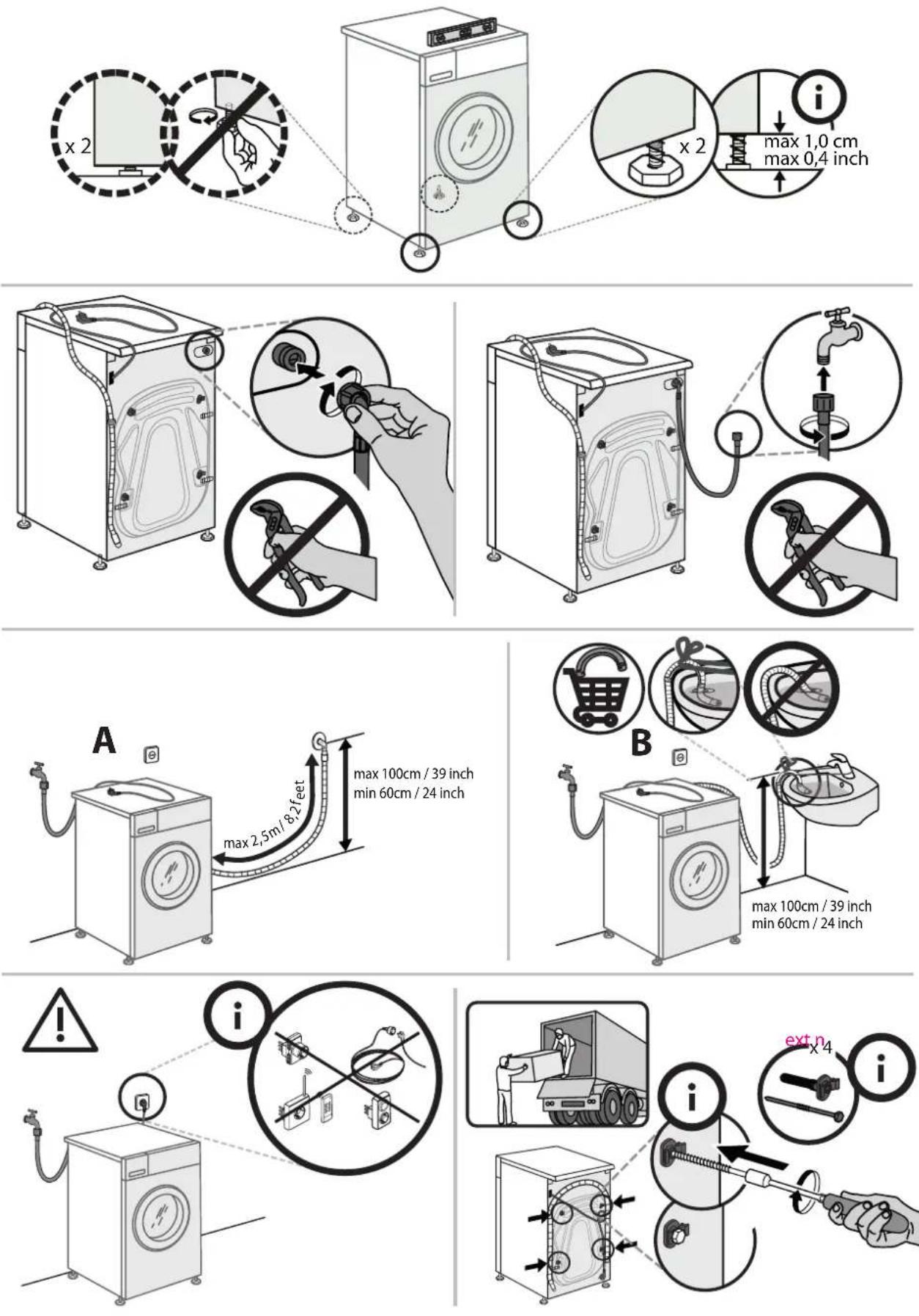 WHIRLPOOL FWL61083B - IF AFTER THE ABOVE CHECKS THE FAULT STILL OCCURS, GET IN TOUCH WITH THE NEAREST AFTER-SALES SERVICE - 4