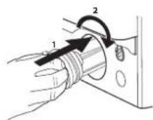 WHIRLPOOL BI WMWG 71253 - CLEANING THE WATER FILTER / DRAINING RESIDUAL WATER - 5