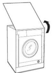 WHIRLPOOL BI WMWG 71253 - Mounting the wooden panel onto the door and inserting the machine into cabinets: - 2