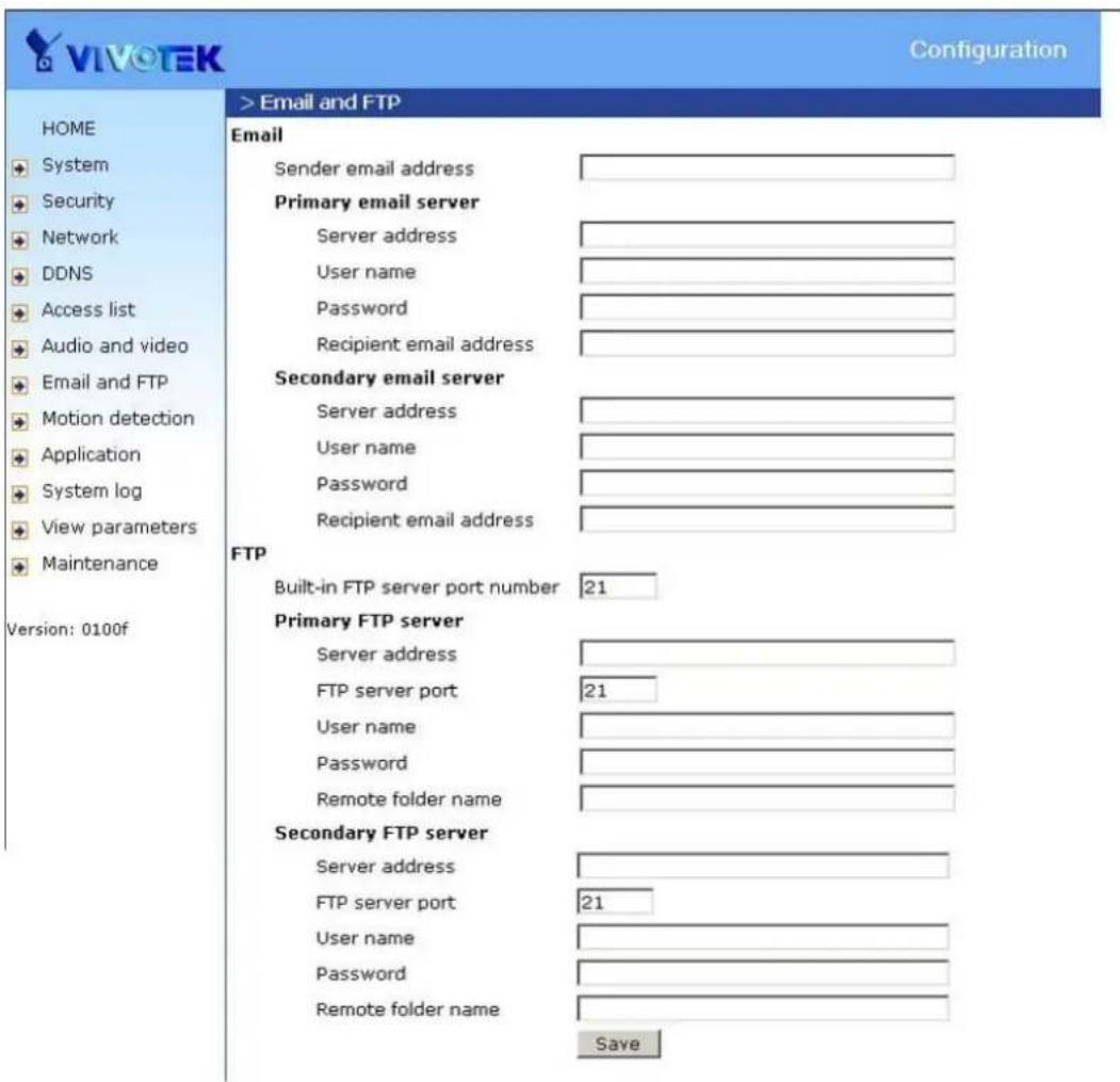 Vivotek IP7131 - FTP - 1