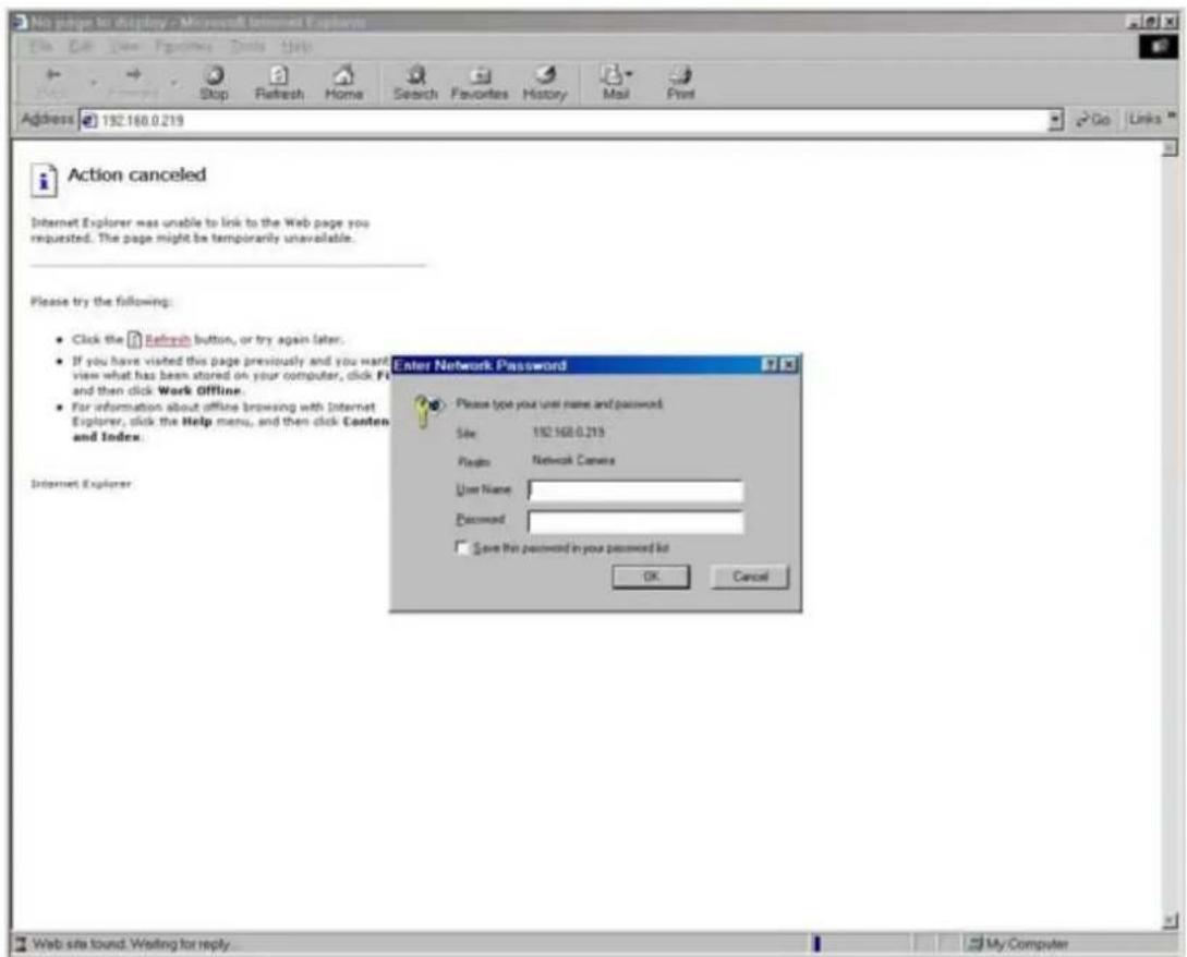 Vivotek IP7131 - Authentication - 1