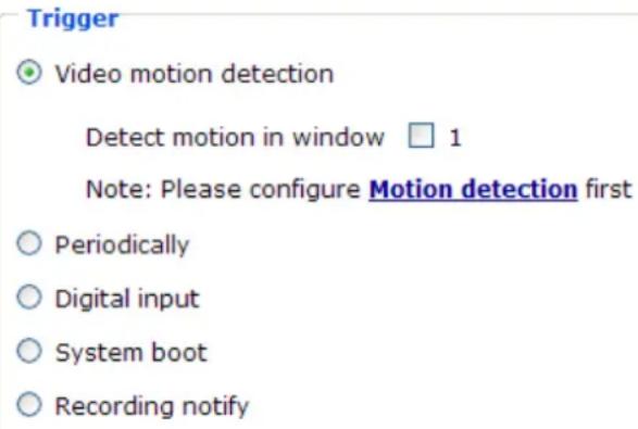 Vivotek IP7138 - ■ Video motion detection - 1