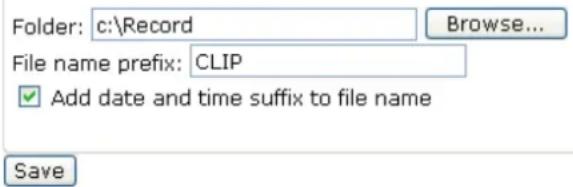 Vivotek IP7138 - MP4 Saving Options - 1