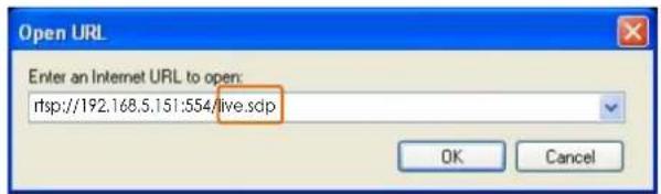 Vivotek IP7138 - Using RTSP Players - 3