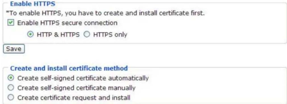 Vivotek IP7138 - Enable HTTPS - 1