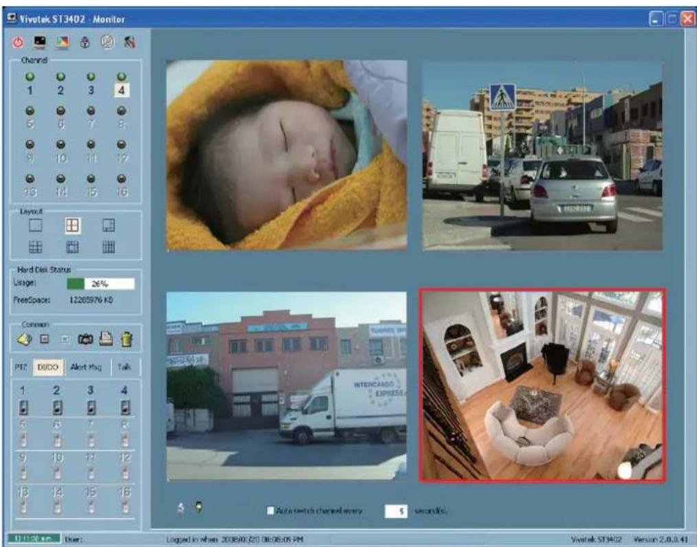 Vivotek IP7133 - Using VIVOTEK recording software - 1