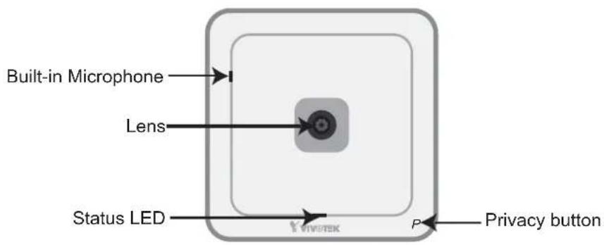 Vivotek IP7133 - Front panel - 1