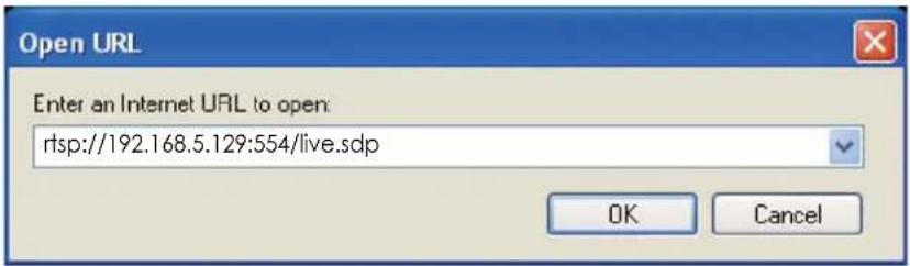 Vivotek IP7133 - Using RTSP players - 3