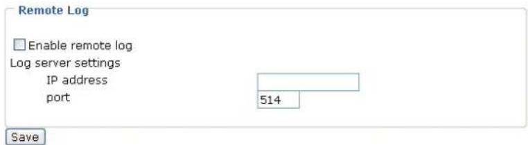 Vivotek IP7133 - Remote Log - 1