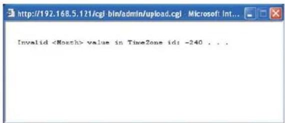 Vivotek IP7133 - Upload / Export Daylight Saving Time Configuration File - 4