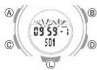 CASIO Baby-G BSA-B100-4A1ER - Using the Timer - 1