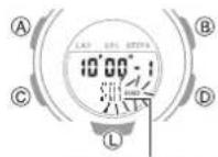 CASIO Baby-G BSA-B100-4A1ER - Setting a Timer Start Time - 2