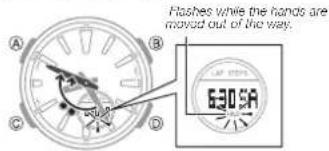 CASIO Baby-G BGS-100SC-1AER - Moving the Hands Out of the Way for Better Viewing - 1