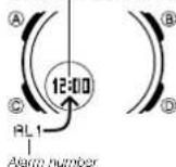 CASIO Baby-G BGA-255-4AER - Using the Alarm - 1