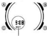CASIO Baby-G BGA-255-4AER - To specify standard time or daylight saving time (DST) for a city - 1