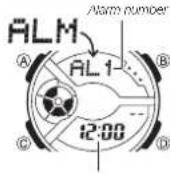 CASIO Baby-G BA-110-4A2ER - Using the Alarm - 1
