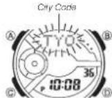 CASIO Baby-G BA-110-4A2ER - To configure Home City settings - 1