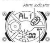 CASIO Baby-G BA-110-4A2ER - To enter the Alarm Mode - 1