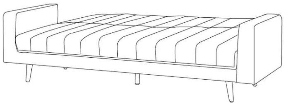 Habitat Jojy - Jojy Click Clack Sofabed - 3