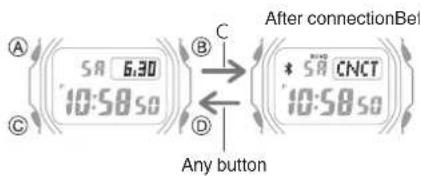 CASIO G-Shock GW-B5600BL-1ER - Navigating Between Modes - 2
