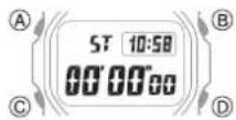 CASIO G-Shock GW-B5600BL-1ER - Measuring a Split Time - 1