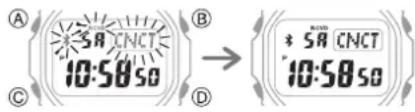 CASIO G-Shock GW-B5600BL-1ER - Changing the Home City Summer Time Setting - 1