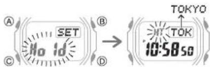 CASIO G-Shock GW-B5600BL-1ER - Specifying the Illumination Duration - 2
