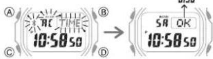 CASIO G-Shock GW-B5600BL-1ER - ● Triggering Immediate Time Adjustment - 1