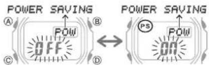 CASIO G-Shock GW-B5600BL-1ER - Configuring Power Saving Function Settings - 3