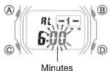 CASIO G-Shock GW-B5600BL-1ER - Configuring Alarm Settings - 4