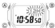 CASIO G-Shock GW-B5600BL-1ER - Switching between 12-hour and 24-hour Timekeeping - 2