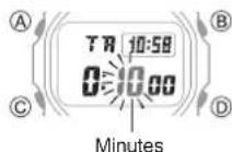 CASIO G-Shock GW-B5600BL-1ER - Setting the Time - 2