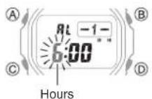 CASIO G-Shock GW-B5600BL-1ER - Configuring Alarm Settings - 2