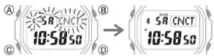 CASIO G-Shock GW-B5600BL-1ER - Connecting with a Phone - 1