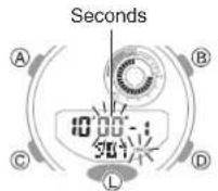 CASIO G-Shock GMA-B800-7AER - Configuring Interval Timer Settings - 4