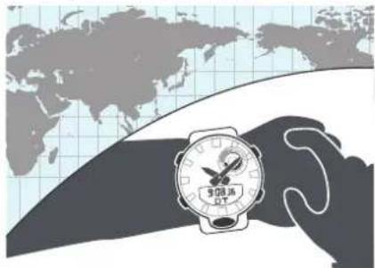 CASIO G-Shock GMA-B800-7AER - Configuring World Time Settings - 1