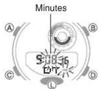 CASIO G-Shock GMA-B800-7AER - Configuring Dual Time Settings - 2