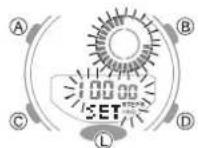CASIO G-Shock GMA-B800-7AER - Setting the Time/Date - 1