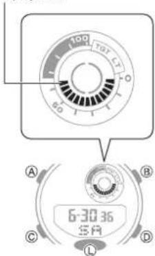 CASIO G-Shock GMA-B800-7AER - Graphic Display Area - 1