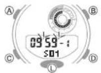 CASIO G-Shock GMA-B800-7AER - Configuring Interval Timer Settings - 5