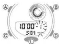 CASIO G-Shock GMA-B800-7AER - Configuring Interval Timer Settings - 2