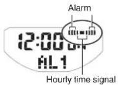 CASIO G-Shock GMA-B800-7AER - Determining an Alarm's On/Off Status - 1