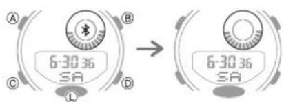 CASIO G-Shock GMA-B800-7AER - Canceling a Connection with a Phone - 1