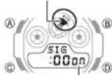 CASIO G-Shock DW-5900BB-1ER - To test the alarm - 2