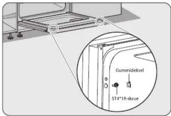 Gummideksel ST4*18-skrue