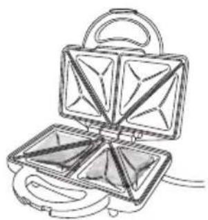 MATSUI M02SMW09E - Make sure the bread covers the cooking plates. - 5