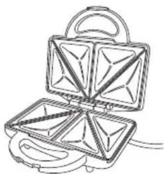 MATSUI M02SMW09E - Make sure the bread covers the cooking plates. - 3
