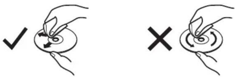 Logik LCDBP13E - Čistenie diskov - 1